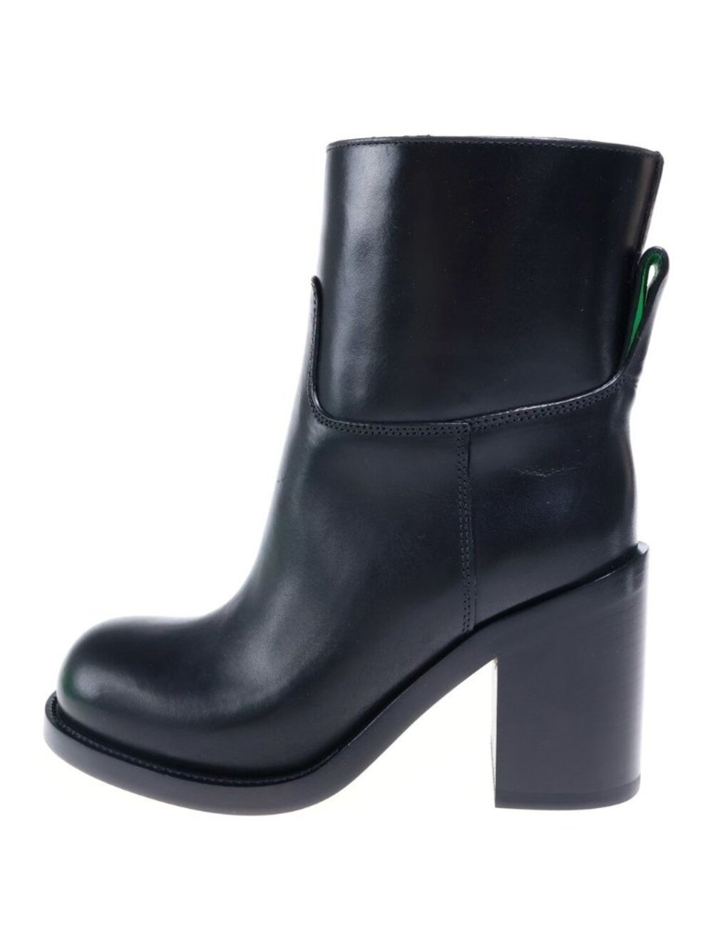 Bottega Veneta Leather Ankle Boots Heels Black